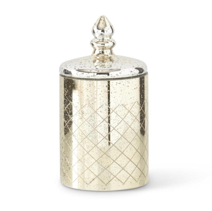 Mercury Glass Apothecary Jar