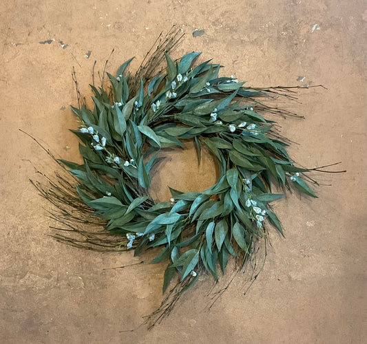 24” Blade Eucalyptus Wreath