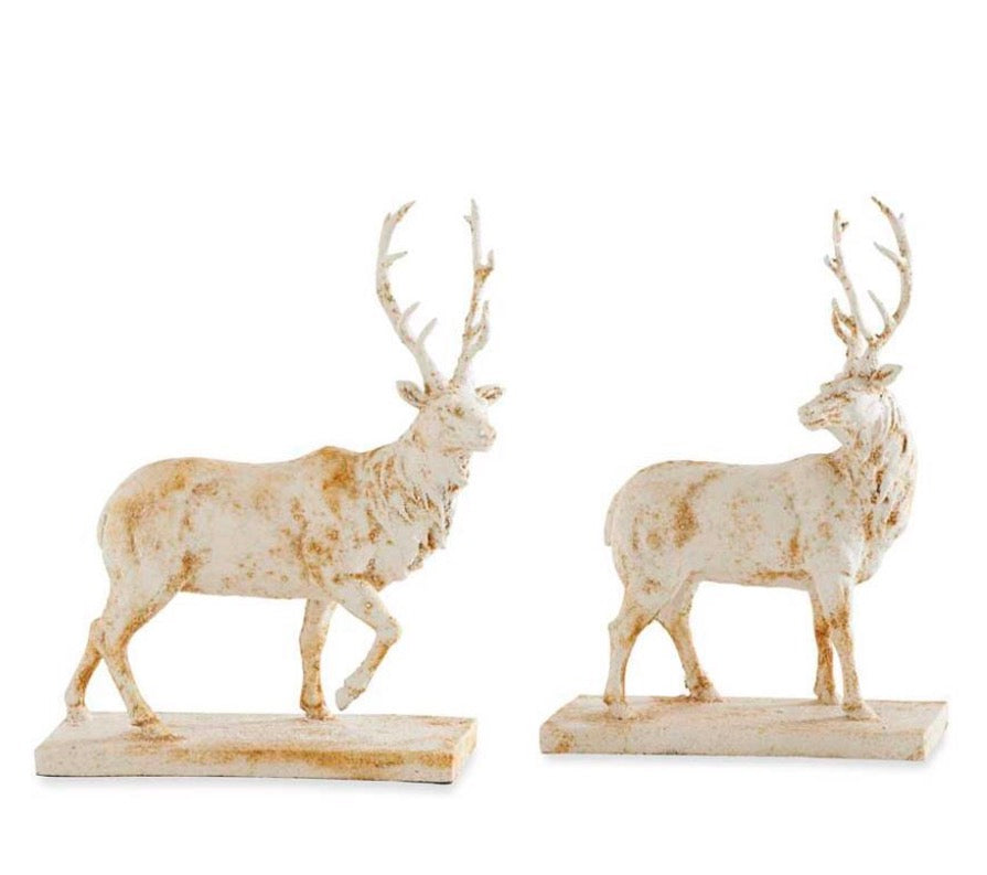 16” Glitter & Rust Deer on Base-2 Styles