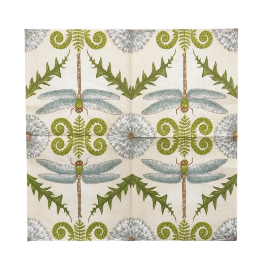 Cocktail Napkins w Pattern, multicolor