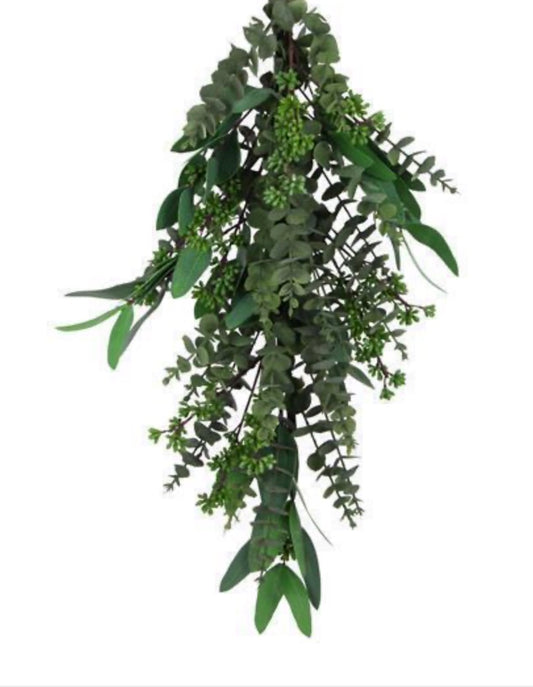 28” Mixed Eucalyptus Teardrop