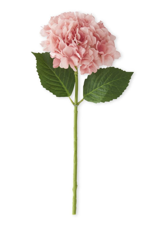 20 Inch Coral Real Touch Hydrangea Spray