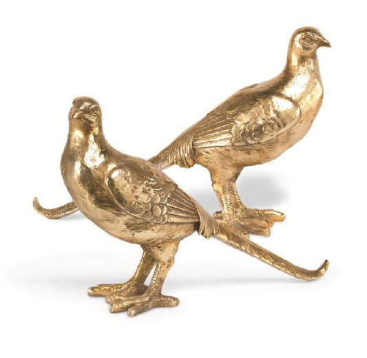8” Gold Resin Pheasant, 2 styles