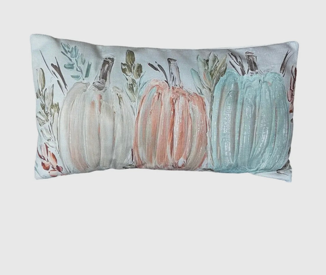 Pumpkin Trio Lumbar Pillow