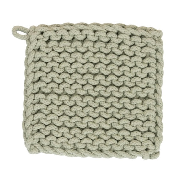8" Square Cotton Crochet Pot Holder
