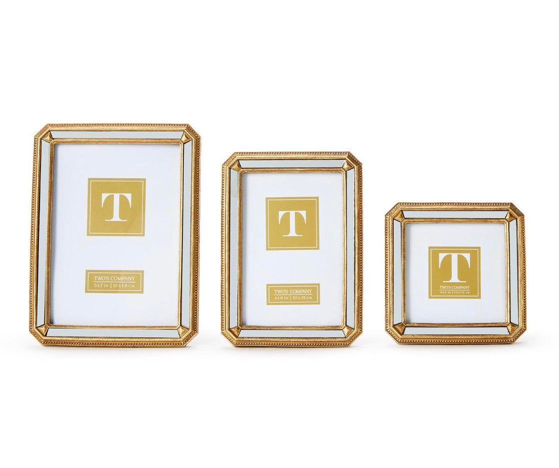Beveled Mirror Photo Frame