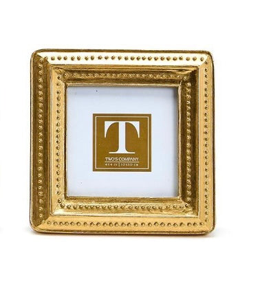 Gold Beaded Edge Photo Frame