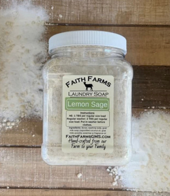 Faith Farms Laundry Soap Tub
