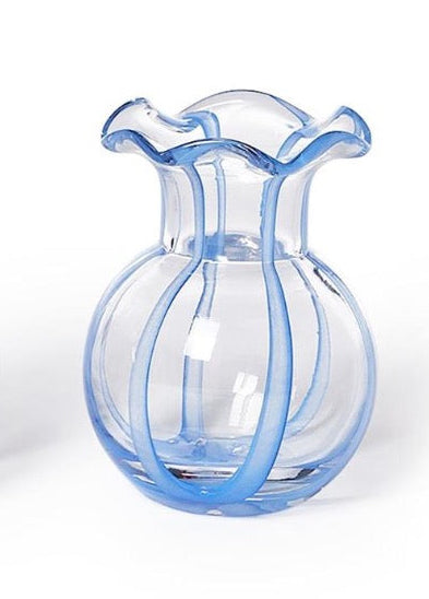 Ruffled Ribbon Vase