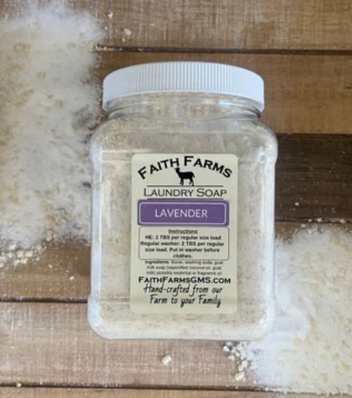 Faith Farms Laundry Soap Tub