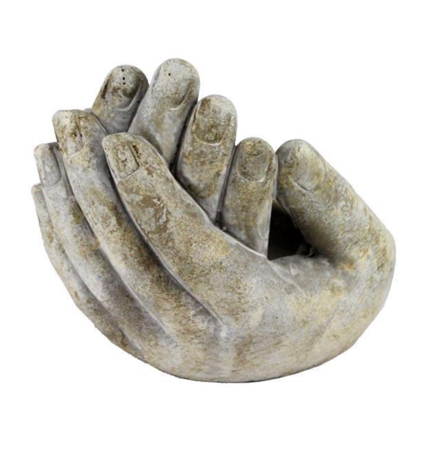 Cement Hand Planter
