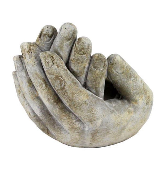 Cement Hand Planter