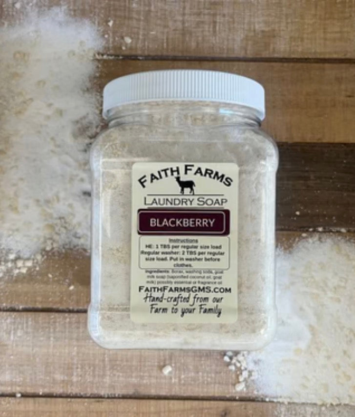 Faith Farms Laundry Soap Tub