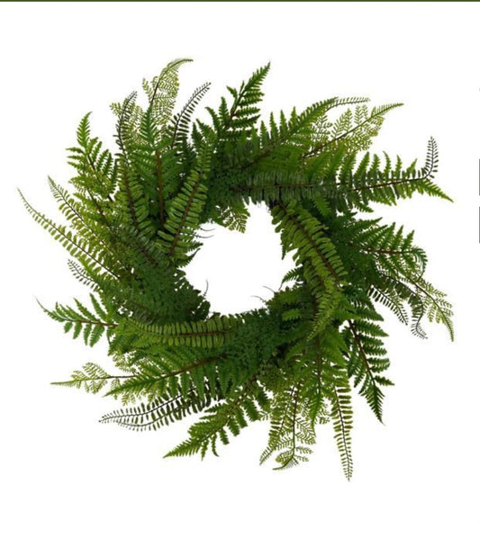 26” Multi Fern Wreath