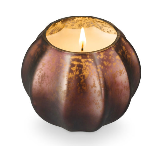 Midnight Pumpkin Mercury Glass Candle