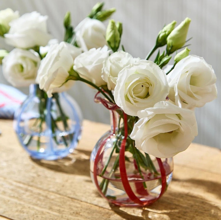 Ruffled Ribbon Vase