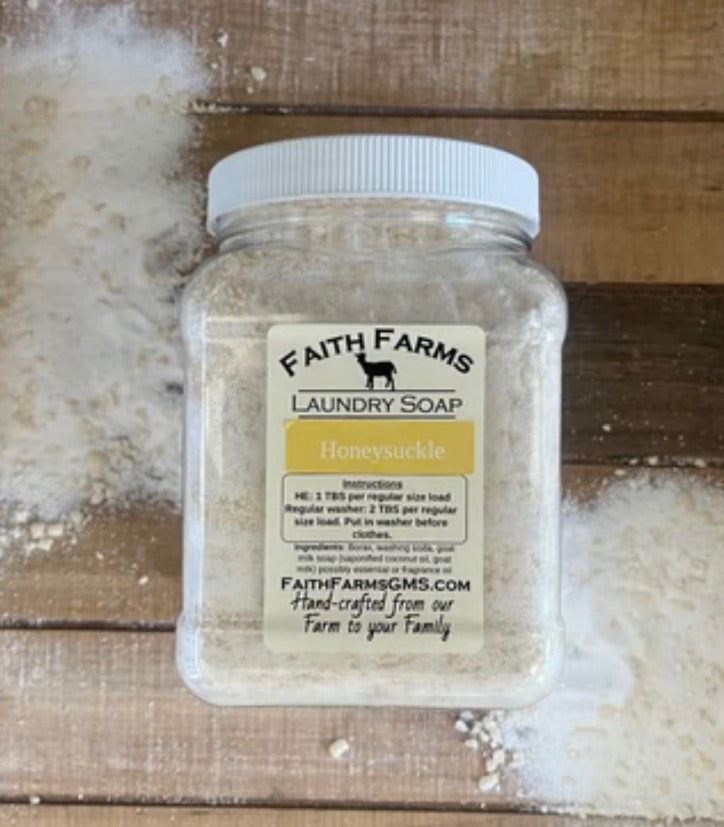 Faith Farms Laundry Soap Tub