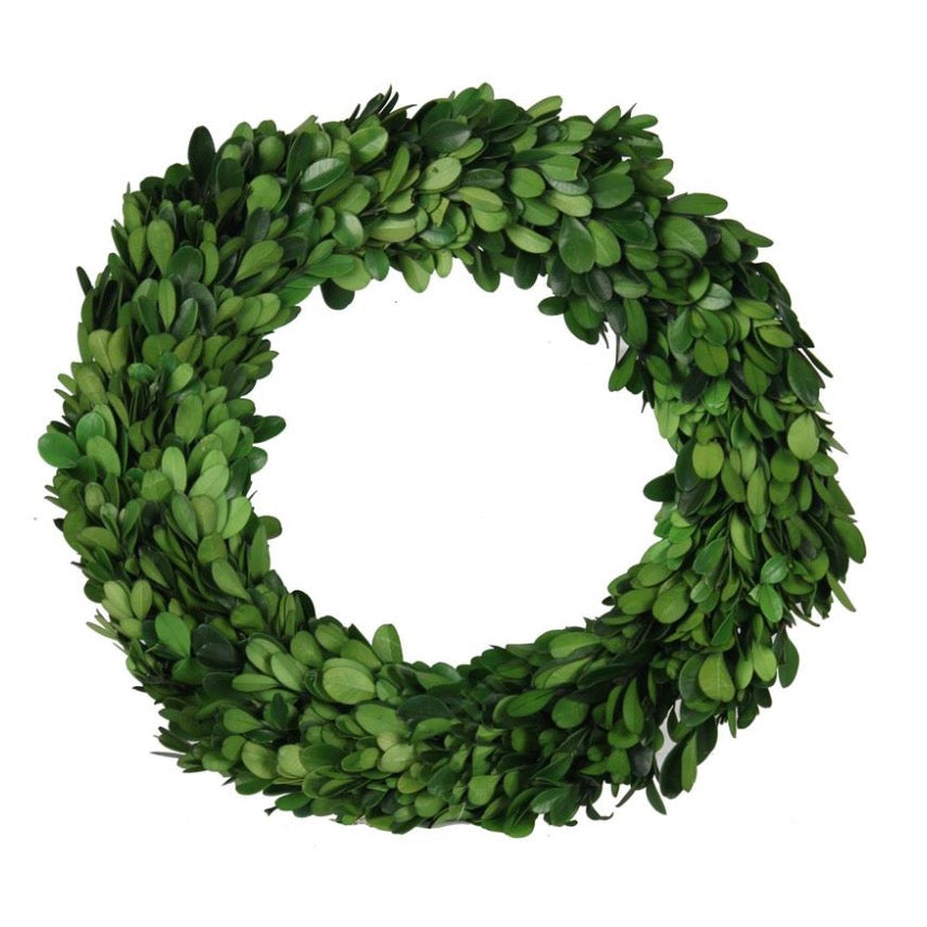 Preserved Boxwood Wreath