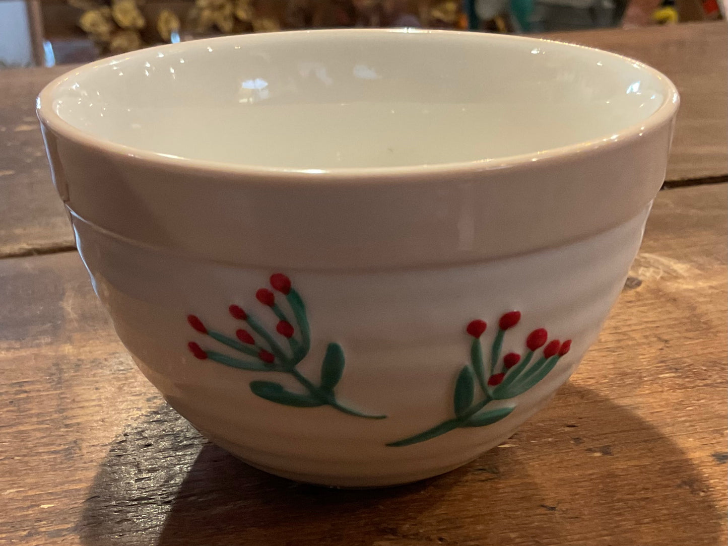 Stoneware Bowl w/ Seasonal Image, 4 Styles