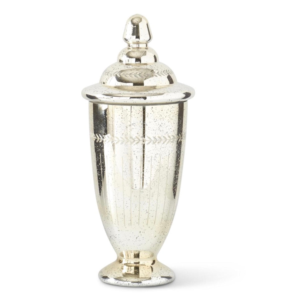 Mercury Glass Apothecary Jar