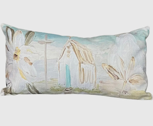 Magnolia Church Lumbar Pillow