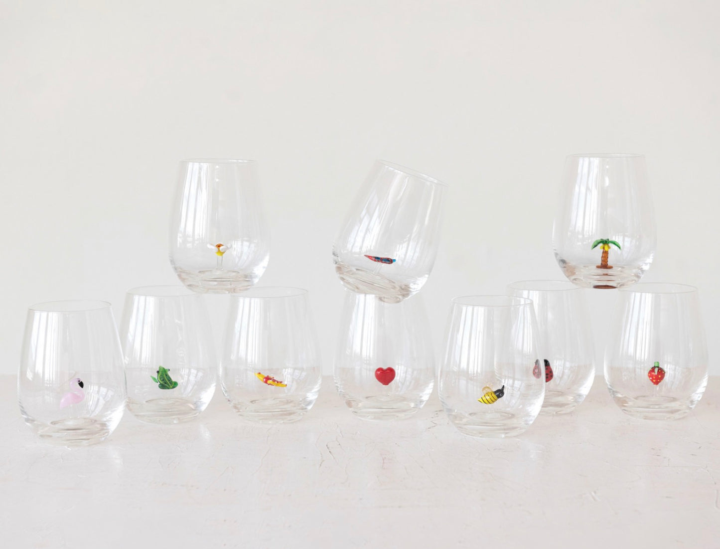 Stemless Figure Wine Glass