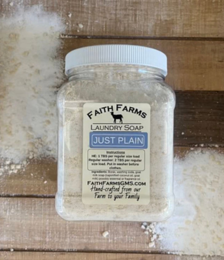 Faith Farms Laundry Soap Tub