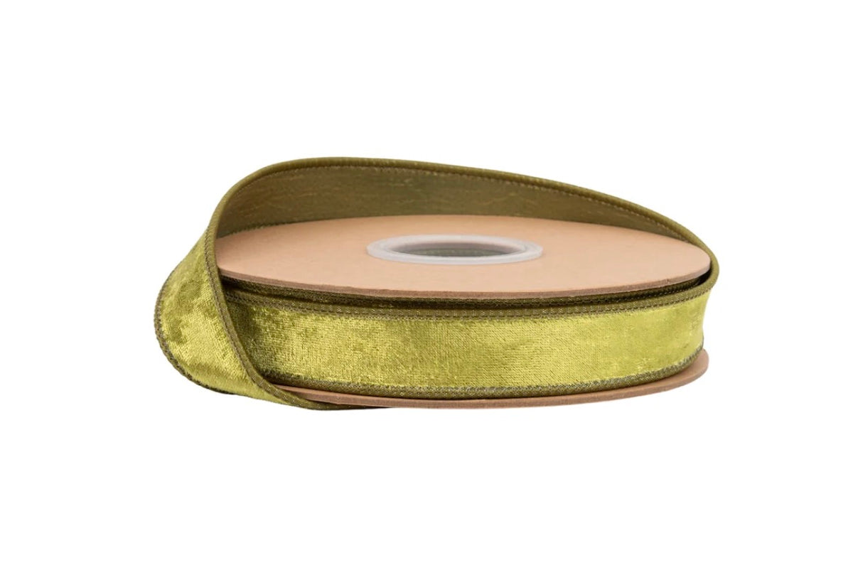1” Wired Heritage Velvet Ribbon 10yd Roll