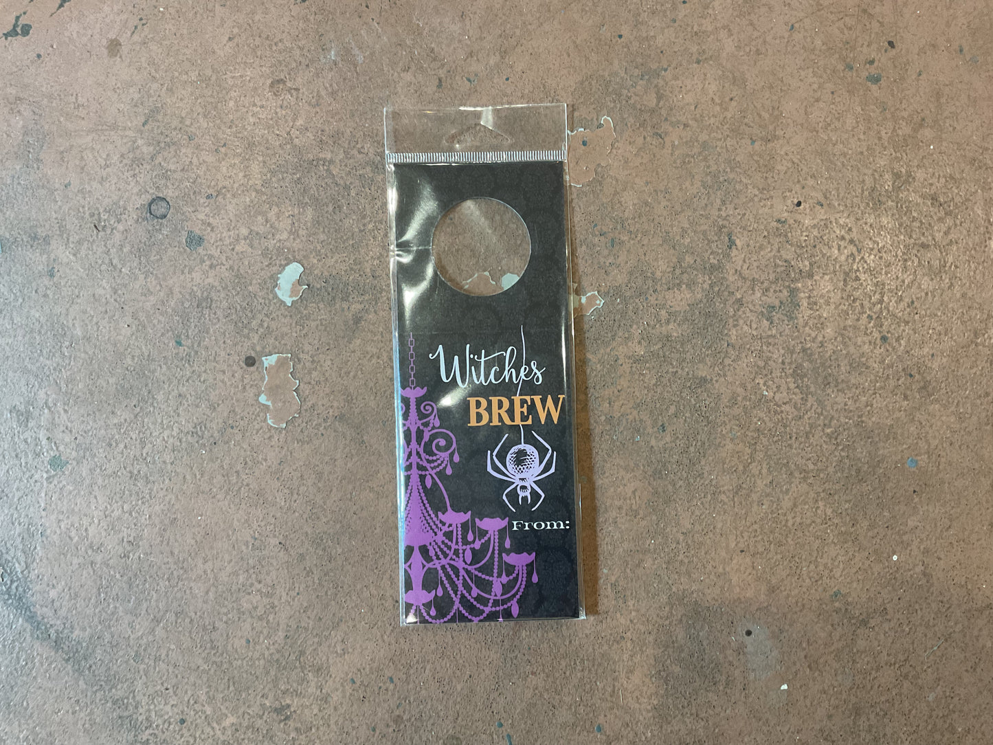 Halloween Wine Tag