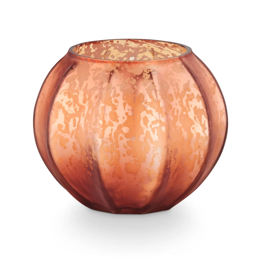 Midnight Pumpkin Mercury Glass Pumpkin Candle