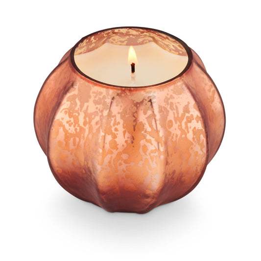 Midnight Pumpkin Mercury Glass Pumpkin Candle