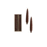 Unscented Pinecone Shaped Taper Cadle