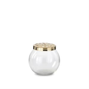 Gold Flower Frog Vases