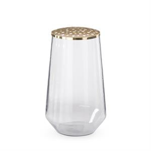 Gold Flower Frog Vases