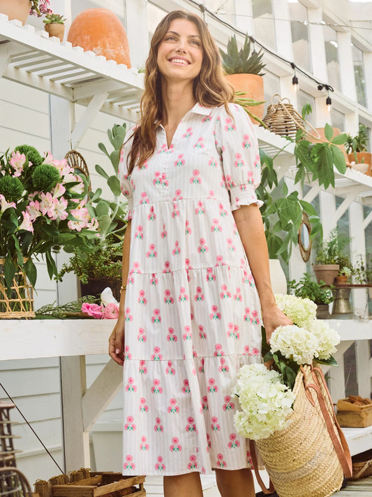 Molly Sweetbriar Stripe Pink Dress
