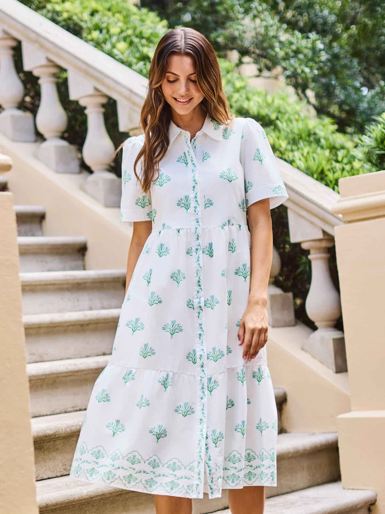 Jema Bell Blooms Blue Dress