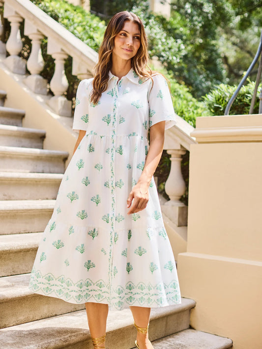 Jema Bell Blooms Blue Dress