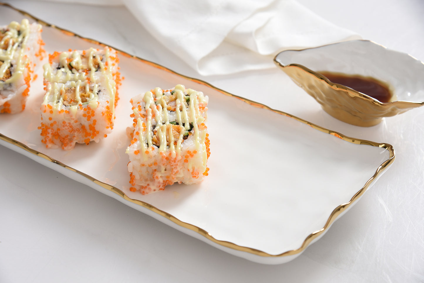 Sushi Tray with Mini Oyster Bowl