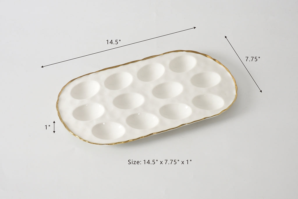 Oval Deviled Egg Tray