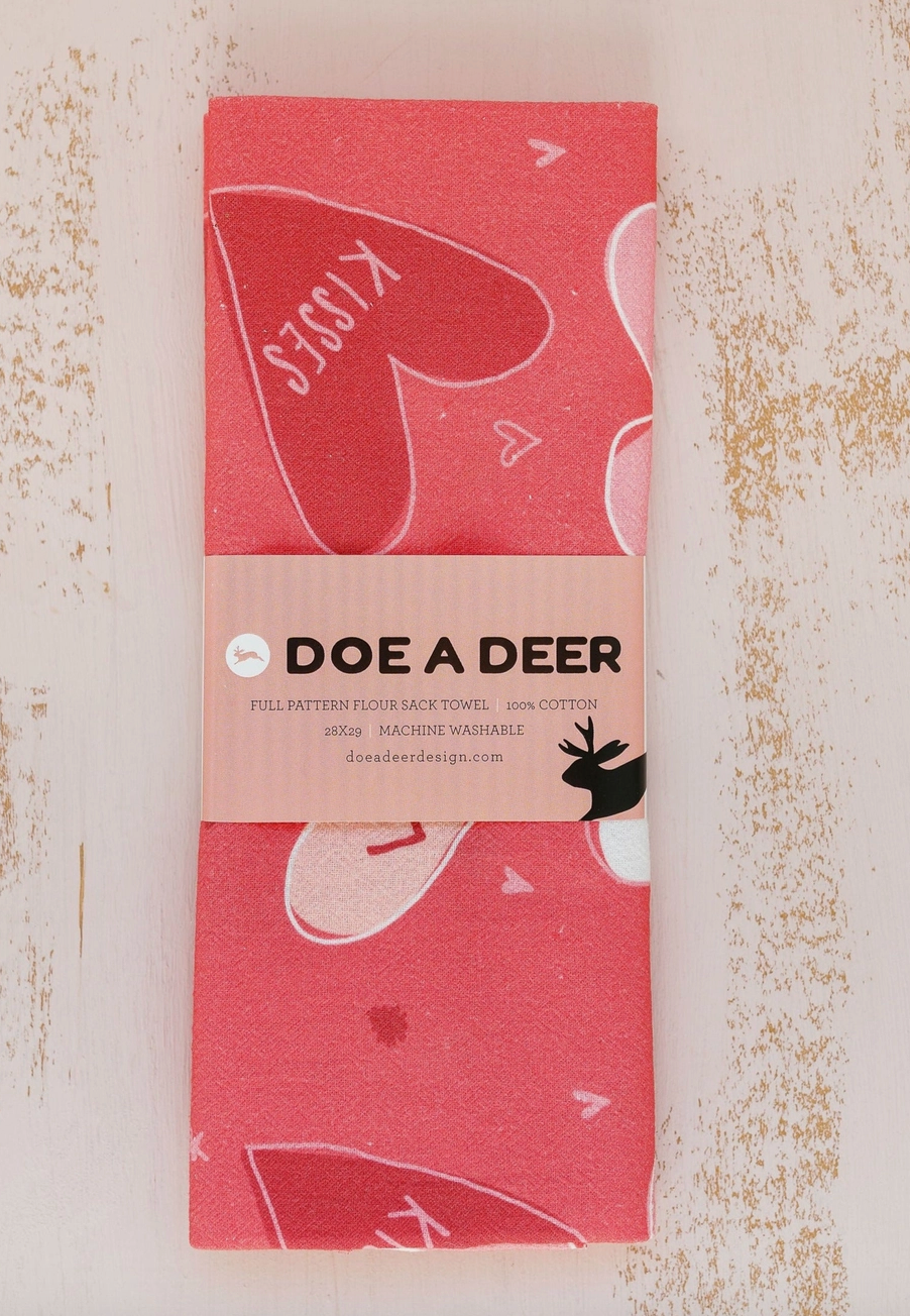 Valentine's Tea Towel