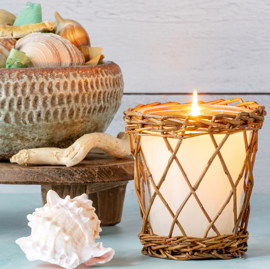 Coastal Cottage Willow Candle