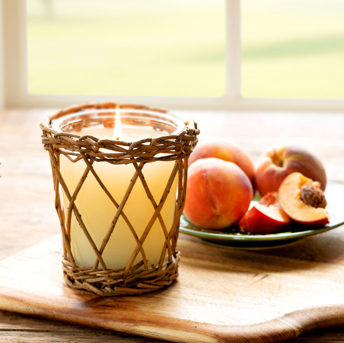 Peach Orchard Willow Candle