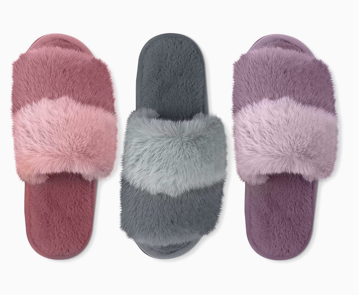 Hello Mello Cotton Candy Puff Slipper