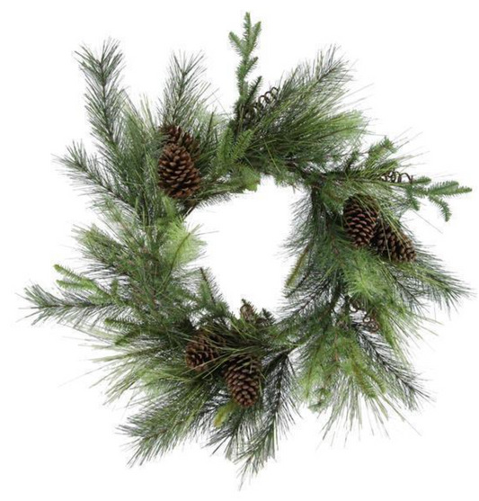 30" Deluxe Mountain Pine Wreath