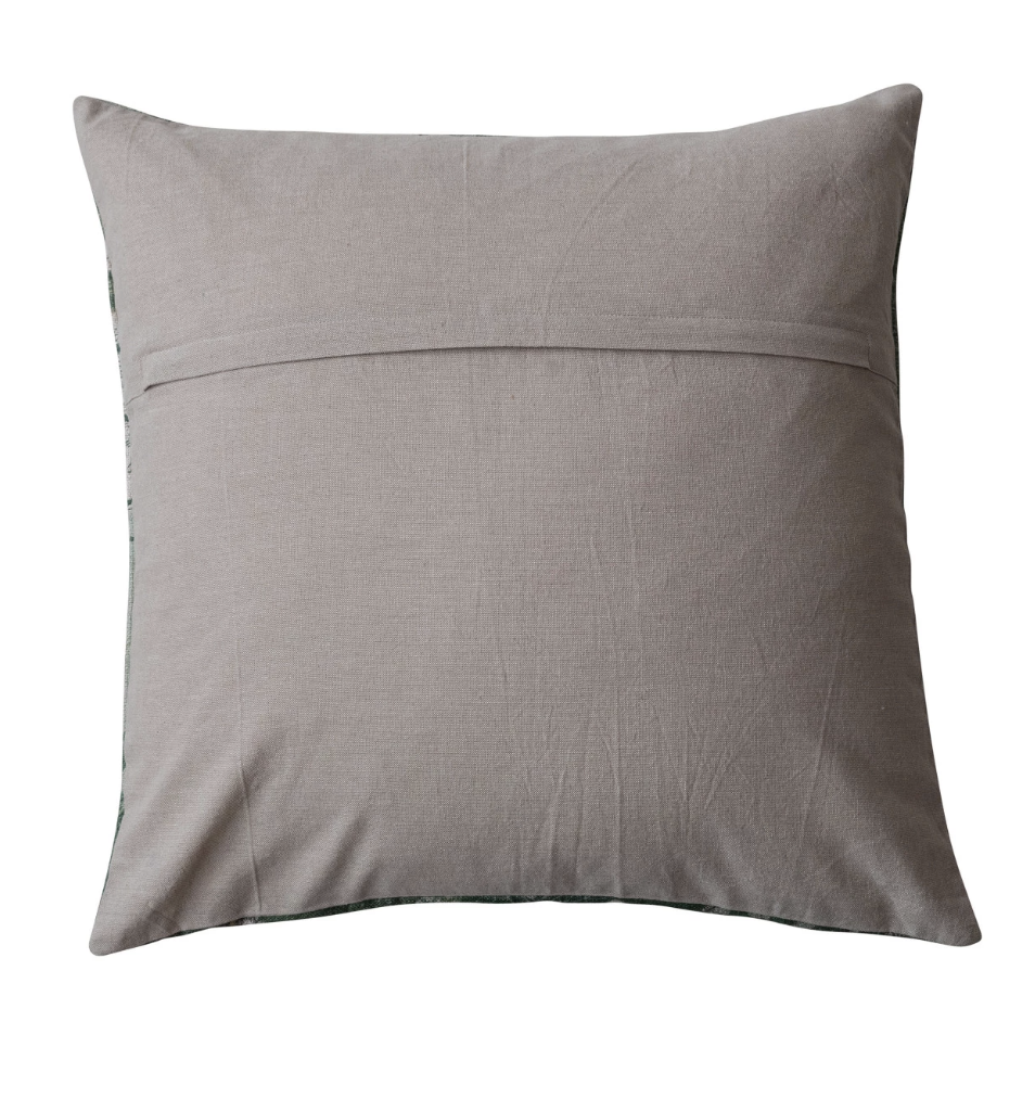 Linen Blend Woodland Scene Pillow