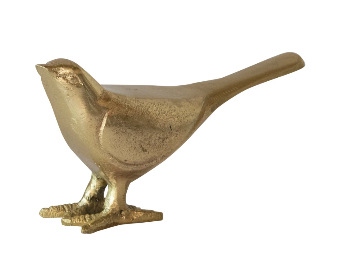 Gold Finish Aluminum Bird