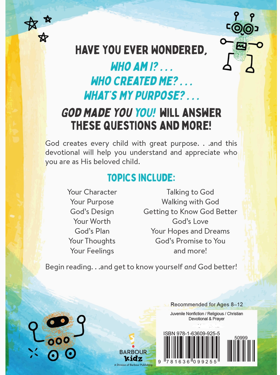 God Made You YOU! For Boys