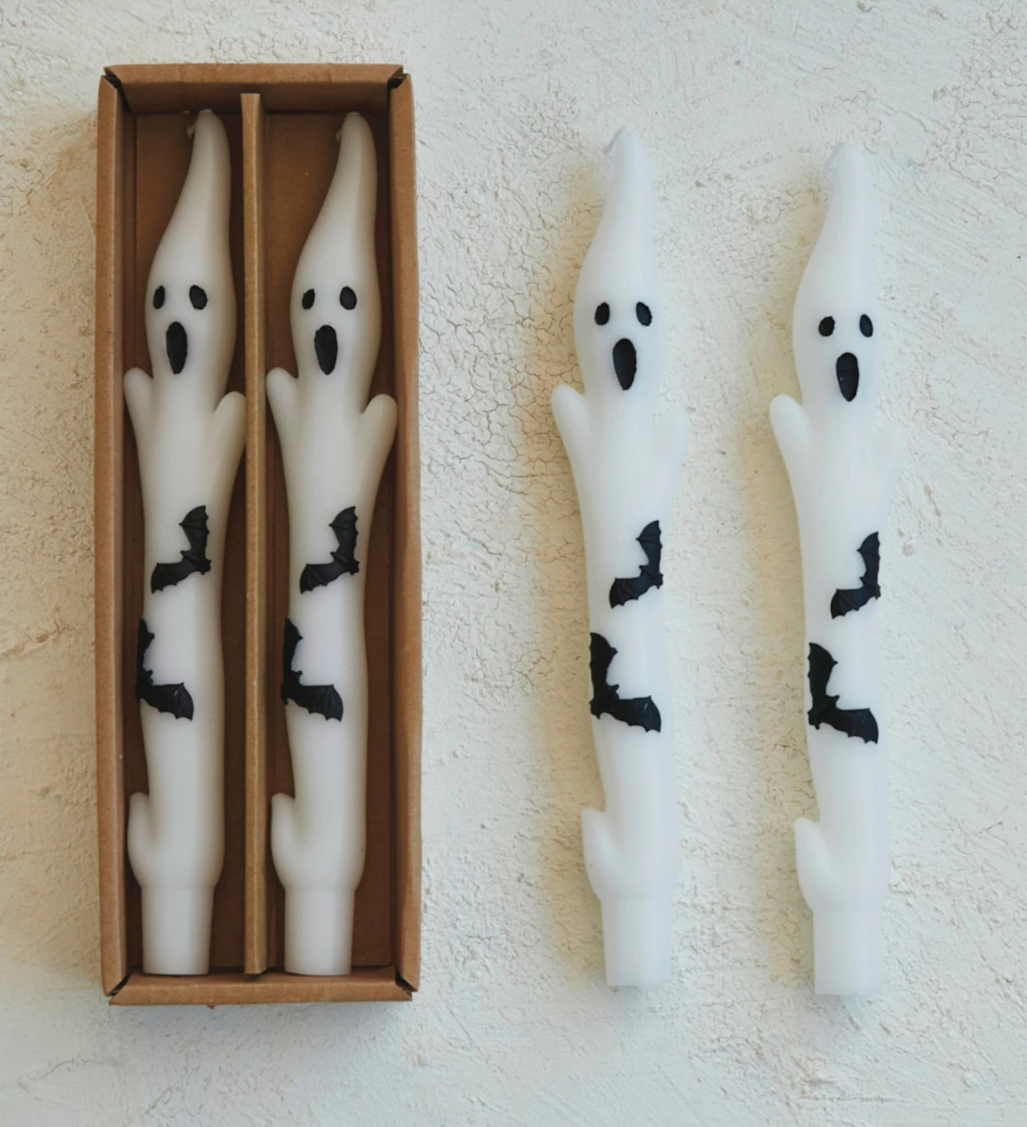 Ghost Taper Candles