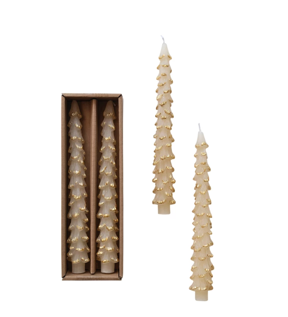 Christmas Tree Taper Candles