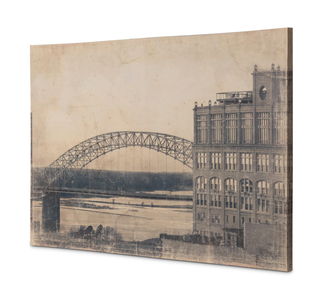 Memphis Bridge Canvas Print